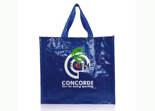 Custom Big Laminated Shopping Bags , Water Resistant Non Woven Tote Bag