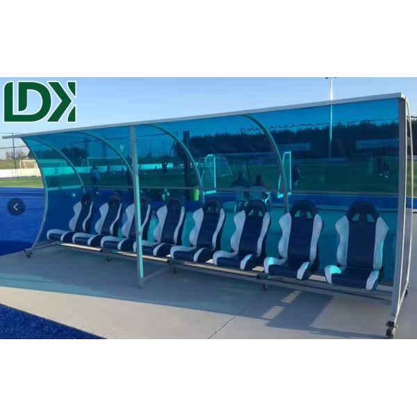 Sillones de fútbol de aluminio portátil