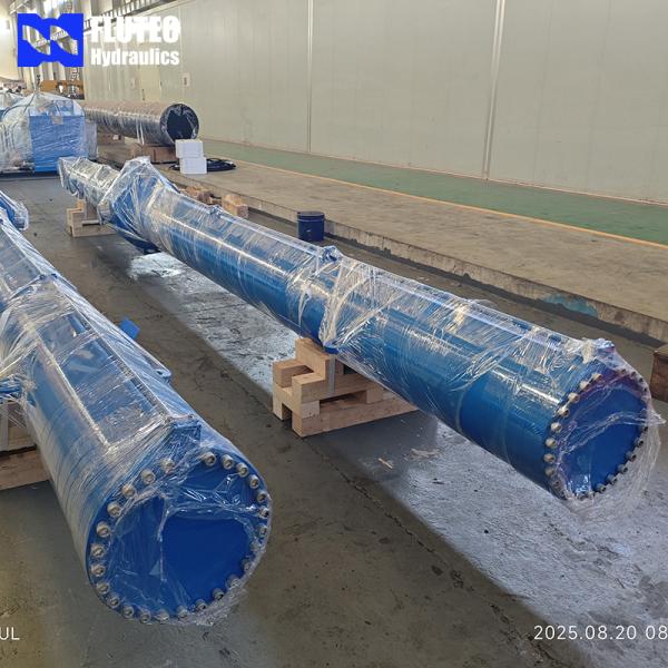 Système de contrôle de la porte de barrage pour cylindre hydraulique auto-conçu