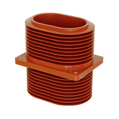 24KV Epoxy Resin contact box insulator Through Wall Bushing for Switchgear