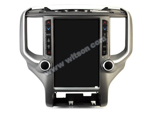 12.1 Screen Tesla Vertical Android Screen For Dodge Ram 1500 2500 3500 2018-2020 Car  Stereo