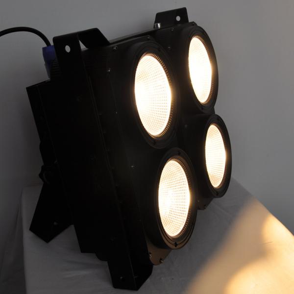 CE UL High quality Guangzhou Studio Blinder 4 Heads 400W White Warm white 2in1 COB Audience LED Blinder Light