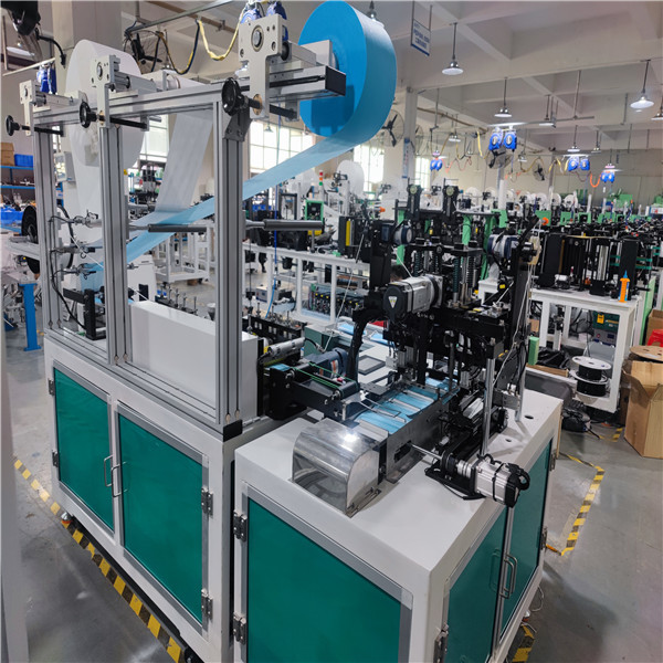 производственное оборудование лицевого щитка гермошлема машины 180pcs/Min маски эластичной резиновой ленты 220V