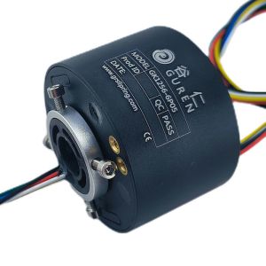 Bague collectrice rotative à 360 degrés avec alésage de 12,7 mm, diamètre extérieur de 56 mm et boîtier en métal anodisé