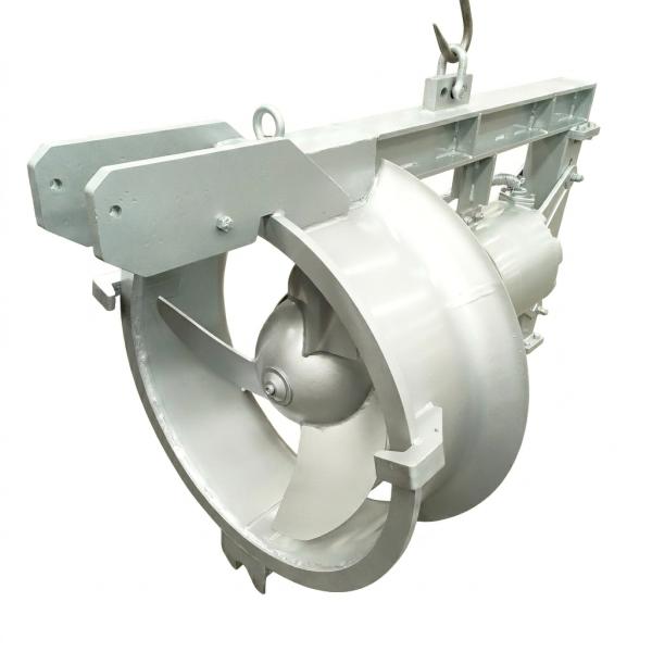 QJB-W 1.5 Submersible Sludge Recirculation Pump 1.5 kW Energy-Efficient with DN 400 Discharge Flange for Small-Scale WWTPs