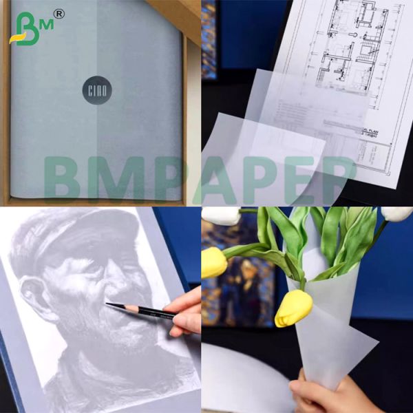 92g 102g 112g Ink - Resistant White High Transparency Tracing Paper For Hand Drawing CAD Inside Page 92g 102g 112g Ink - Resistant White High Transparency Tracing Paper For Hand Drawing CAD Inside Page