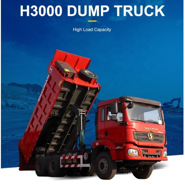 SHACMAN 6x4 Off Road Dump Truck 380HP Euro 3 Engineering Transport Truck