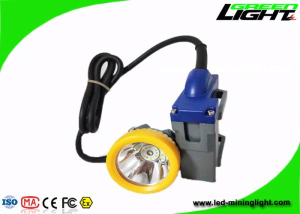 LED Cree Miners Helmet Light 15000Lux 6.6Ah Rechargeable 216lum Miner Cap Lamp For Underground