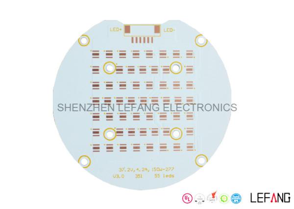 One Sided Copper Base PCB Circular PCB Board For High Lumen 5w 7w 12w Led Bulb