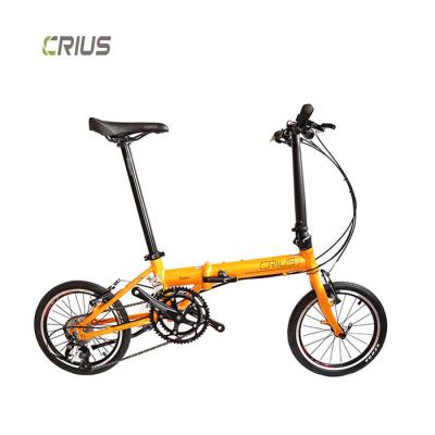 16 Full Shockproof Frame Lightweight Folding Road Bike para o mercado adulto padrão