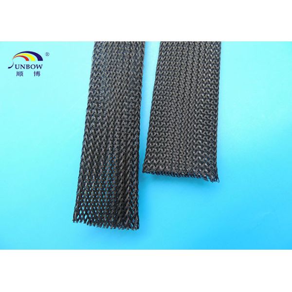 Flexible Nylon PA66 PA6 Braided Expandable Sleeve for Wire Protection