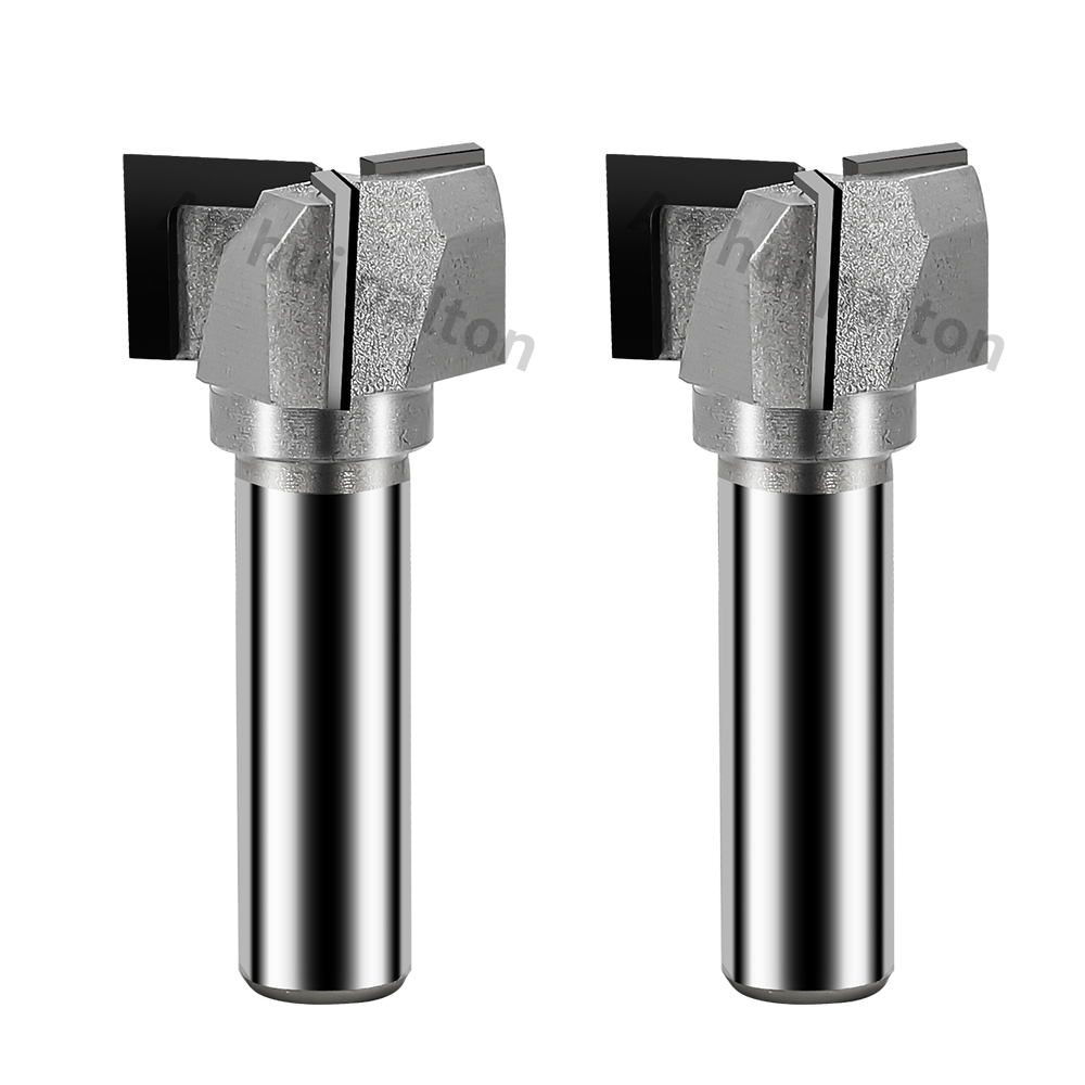 PCD CNC Spoilboard Surfacing Router Bit Scraping Milling For MDF Cutting