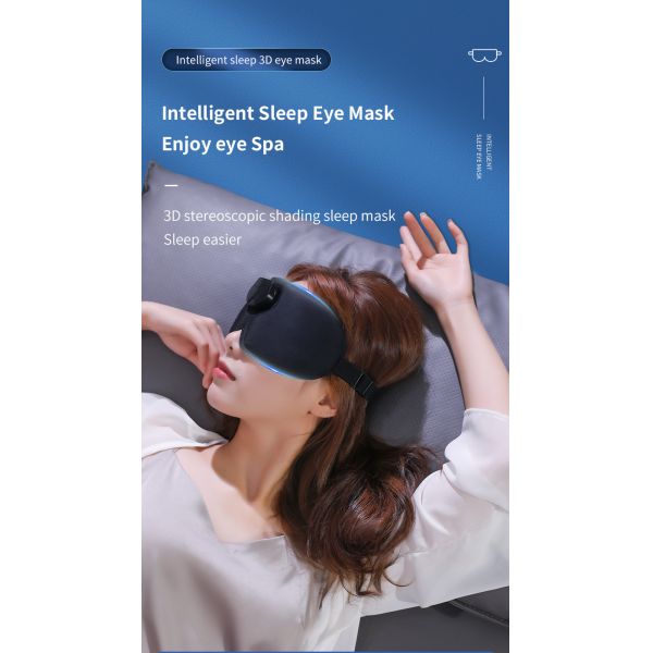 Wireless 3D Eye Massager with Multiple Massage Modes and Electric Heating for Eye Stress Relief