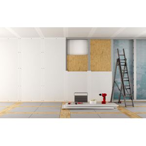 Paneles de yeso puro natural de 4x8 pies para aislamiento acústico, para particiones de paredes internas y techos