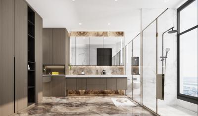 Luxe Dual Space Stainless Steel Bathroom Cabinet With Extensive Storage