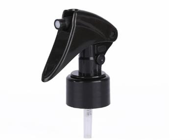 Recyclable Trigger Spray Bottle Tops , Pure Black Mini Sprayer Pump