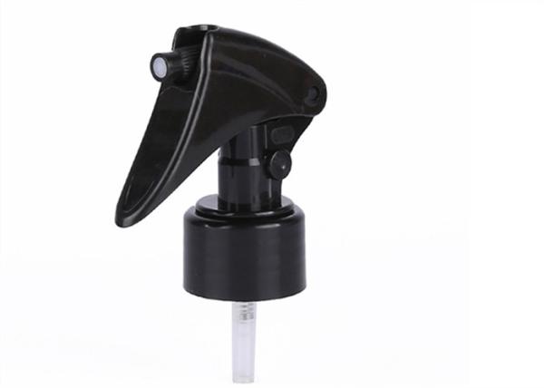 Recyclable Trigger Spray Bottle Tops , Pure Black Mini Sprayer Pump