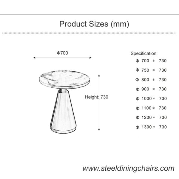 SGS Stainless Steel Coffee Table