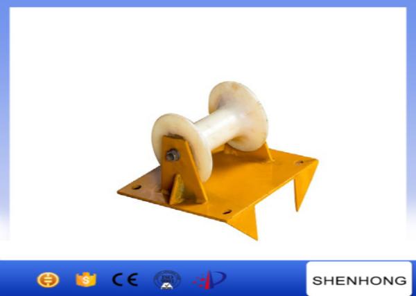 Pithead Bend And Manhole Entry Cable Guide Roller With Nylon Wheel
