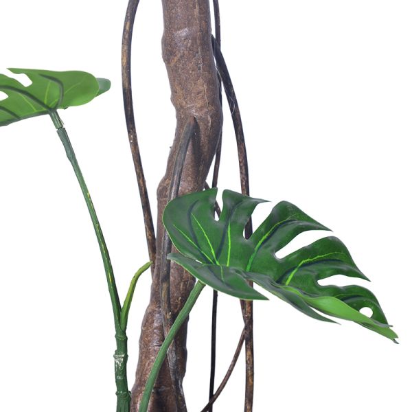 140cm/ 170cm faux monstera plant​ with Aerial Roots | Single Stem Silk Plant | Hotel Lobby Tree | Factory Direct