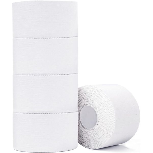 White 100% Cotton Sports Grip Tape Knee Ankle Wrist Hand Protection