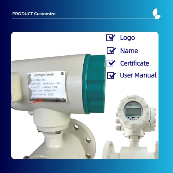 Liquid Flowmeter Nitric Acid Chemical Flowmeters Ip65 Thread Connection Flow Meter
