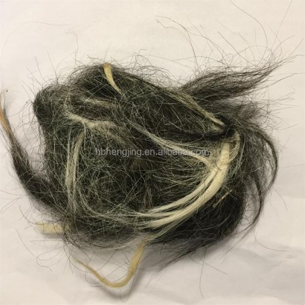 Scoured Chinese Grey Clipped Goat Hair