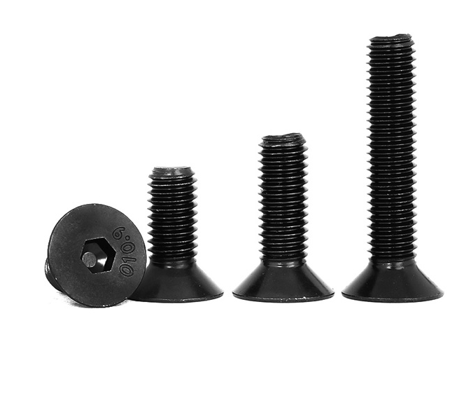 Black Finish DIN 7991 Countersunk Hexagon Socket Bolt with Customer Requirements