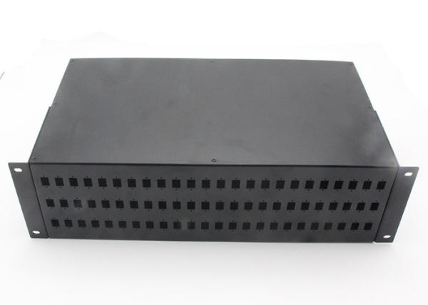 144F Rack Mount Optical Fiber Distribution Frame Unique Structure Reasonable Layout