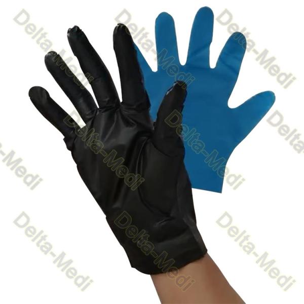 Food Grade Transparent Black Blue TPE Disposable Gloves For Food Industry