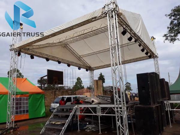 Pagoda Roof / Tower Sgaier Truss High Strength For Lighting / Speakers