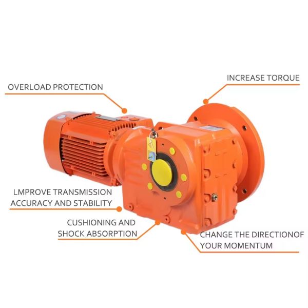 Custom Industrial-Grade Coaxial Helical Gear Motor with High Torque Output Wide Input Speed Range and Durable Construction