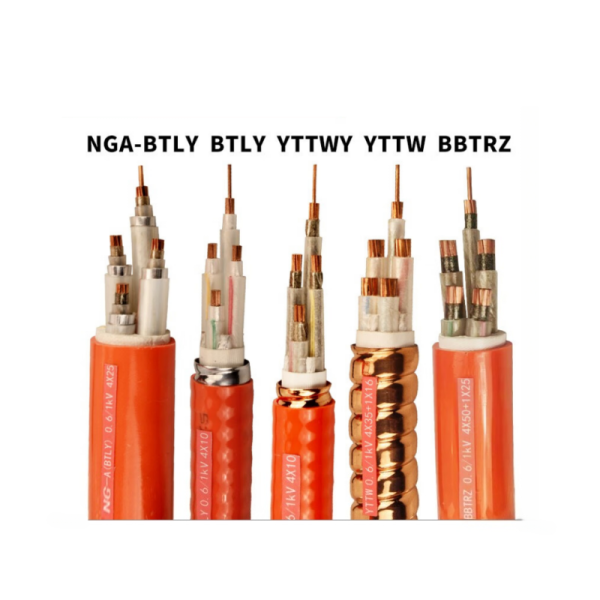 Fire Resistant Copper Conductor Cable Mineral Insulated Cable IP67 0.6/1kV 3 - 5 Cores