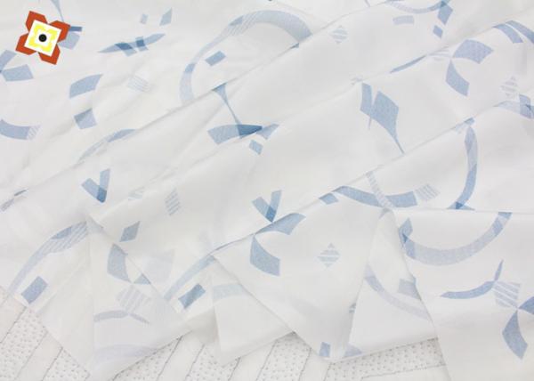 120gsm Mattress Printed Tricot Fabric Polyester Satin Bedding Fabric