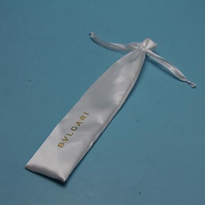 Reliable Long Satin Drawstring Bag Customized Size For Eyeglasses / Lens