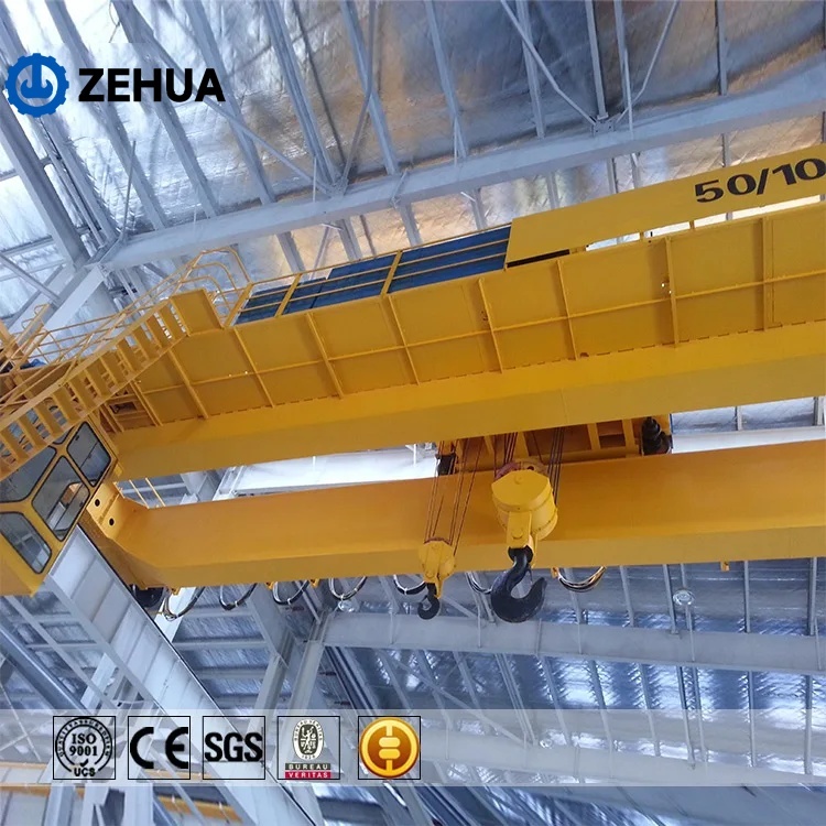 QD Model Overhead Crane QD Double Girder Hook Bridge Crane Single Hook Double Hook High Quality Selection Low Price