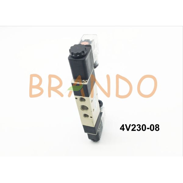 Вымотайте двойной пилотный главный клапан цилиндра воздуха/клапан 4В230-08 соленоида пневматический