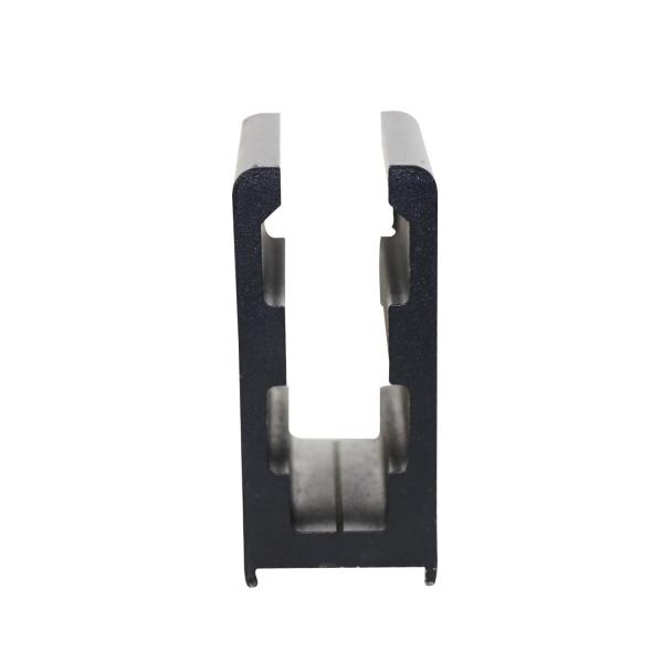 Tempered Glass U Channel for Glass Railing System Position Stair Railings / Handrails