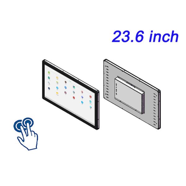 23.6-Inch Android Embedded Touch Display for Medical Diagnostics, CNC Machines, Oil and Gas Monitoring, and Advanced HMI Applications