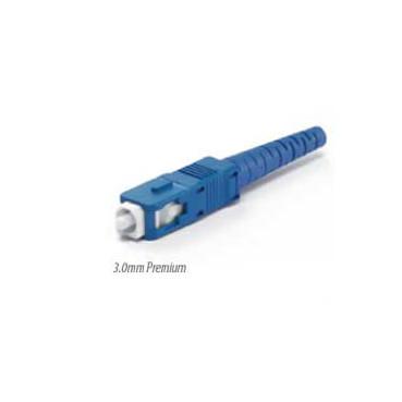 conector do SC ISO9001 UPC de 3mm, adaptador da fibra do único modo de HTD