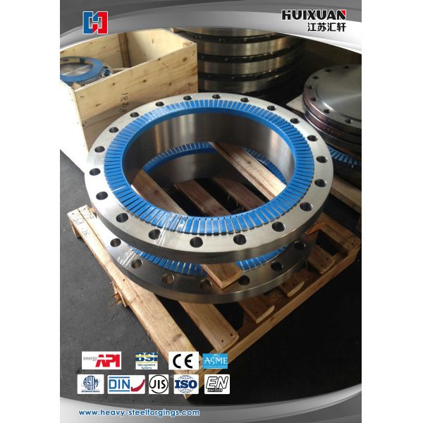 Heat Treatment Forged Steel Flanges Custom For Engineering Machinery