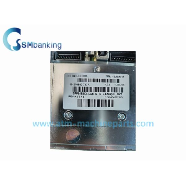 Diebold EPP5(BSC),LGE,ST STL,ENG(US),QZ1 PN: 49-216680-717A, 49216680717A