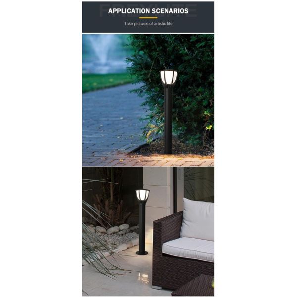 Света лужайки высокой передачи на открытом воздухе для ватт сада Ип65 Райньпрооф 10