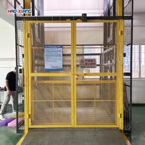 Yellow 2 Ton Hydraulic Residential Cargo Lift Electric Freight Lift Elevator