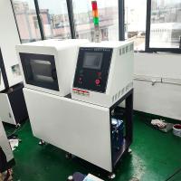 Placa pequena que vulcaniza a máquina de molde quente da imprensa do laboratório da máquina