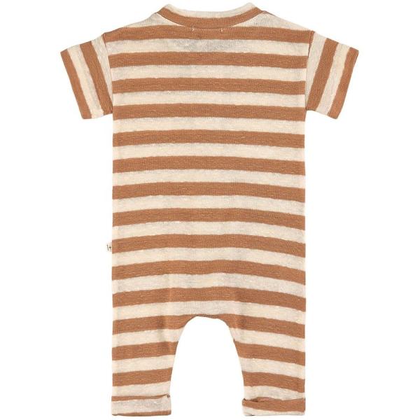 Hot sale Wooden Buttons Cotton Stripe Knitted Newborn Toddler baby rompers