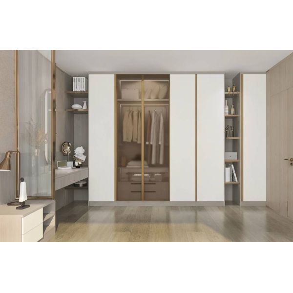 Modern Custom Made Fancy Plywood Bedroom Wardrobe Design For Apartment Specific Wardrobe