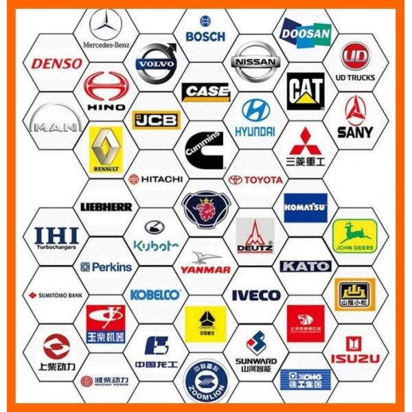 RHC9 Excavator Turbocharger 1144001200 VA270056 Gray Color SGS Certified