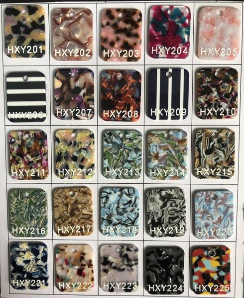 Laser Cutting Plastic Patterned Acrylic Sheet Pastel Colored 16x20