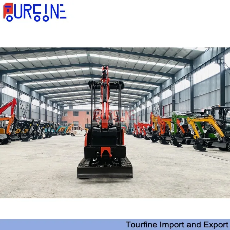 1.8 Ton 0.04CBM Crawler Mini Excavator Machine For Farming And Construction